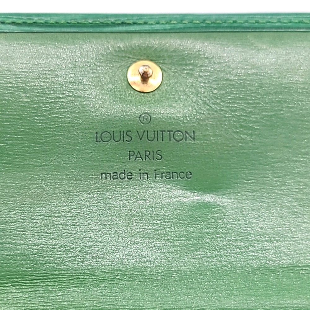 Louis Vuitton Epi Green Leather Compact Wallet - Picture 7 of 16